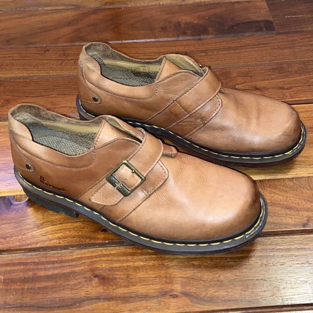 Dr. Marten Buckle Oxford Brown Shoes Woman’s 9 Men’s 7